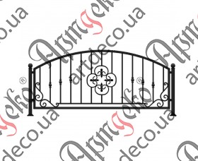 Forged fence 1845х835 (Set of elements) - picture