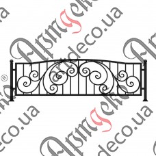 Forged fence 2170х675 (Set of elements) - picture