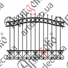 Forged fence 1950х1550 (Set of elements) - picture