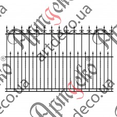 Forged fence 3200х1940 (Set of elements) - picture