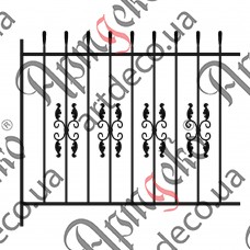 Forged fence 1470х1170 (Set of elements) - picture