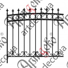 Forged fence 1330х1300 (Set of elements) - picture