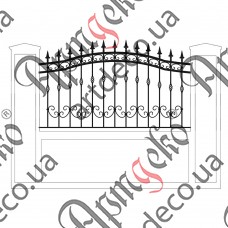 Forged fence 2000х1100 (Set of elements) - picture