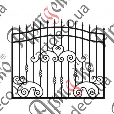Forged fence 2000х1700 (Set of elements) - picture