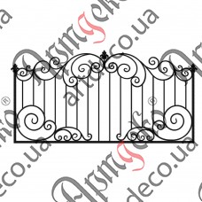 Forged fence 2590х1330 (Set of elements) - picture
