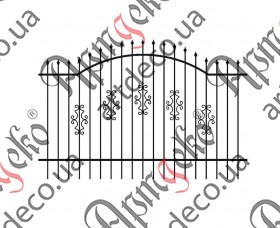 Forged fence 3000х2000 (Set of elements) - picture