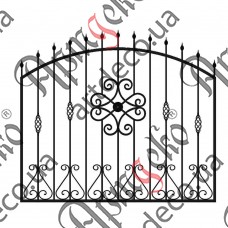 Forged fence 1900х1670 (Set of elements) - picture