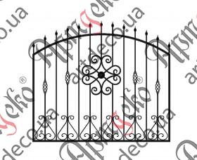 Forged fence 1900х1670 (Set of elements) - picture
