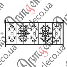 Forged fence 2765х1275 (Set of elements) - picture