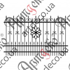 Forged fence 2700х1700 (Set of elements) - picture