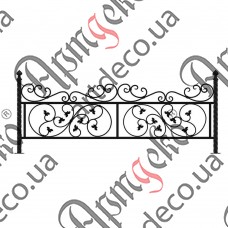 Forged fence 2085х860 (Set of elements) - picture