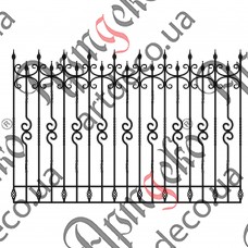 Forged fence 2000х1350 (Set of elements) - picture