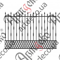 Forged fence 2000х1440 (Set of elements) - picture
