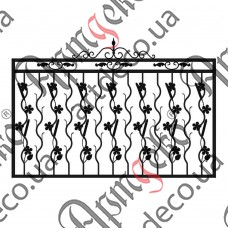 Forged fence 2000х1375 (Set of elements) - picture
