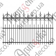 Forged fence 2500х1600 - picture
