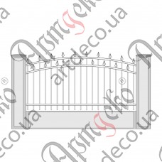 Forged fence 2100х1100 - picture