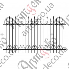 Forged fence 2800х1635 - picture