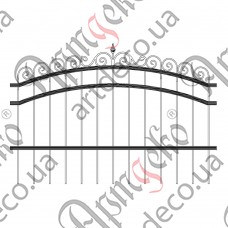 Forged fence 2300х1560 (Set of elements) - picture