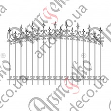 Forged fence 2500х1660 - picture