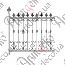 Forged fence 1100х1195 (Set of elements) - picture