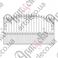 Forged fence 3000х1700 - picture