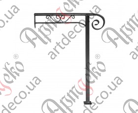 Wrought iron railing, handrail 1025х770 - picture