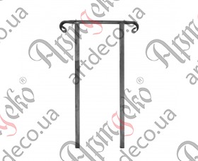 Wrought iron railing, handrail 1225х700 - picture
