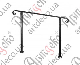 Wrought iron railing universal, handrail 1200х990 - picture