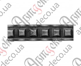 Кована смуга декоративно-катана, кована декоративна смуга 2000x30x4 - зображення
