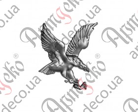 Орёл штампованный 200х175х1,2 левый ля ворот, калиток, ограждений - изображение