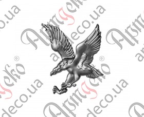 Орёл штампованный 200х175х1,2 правый для ворот, калиток, ограждений - изображение
