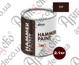 Biodur paint hammer brown 2,1L - picture