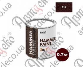 Biodur paint hammer brown  0,7L - picture
