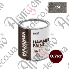 ТМ Biodur paint hammer gray 0,7L - picture