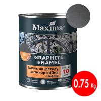 Краска графитная Maxima 3в1 черная 0,75 кг - изображение