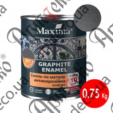 Краска графитная Maxima 3в1 черная 0,75 кг - изображение