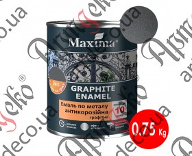 Maxima graphite paint 3 in 1 black 0,75L - picture