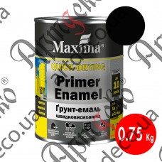 Maxima paint 3 in 1 black matte 0,75L - picture