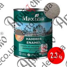 Краска  Maxima 3в1 молотковая  антрацит 2,3  кг - изображение
