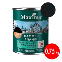 Maxima paint 3 in 1 hammer black 0,75L - picture