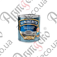 Paint Hammerite hammer effect silver gray 0,700 L - picture