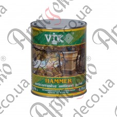 Краска VIK HAMMER молотковая чёрная 0,750л - изображение