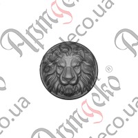 Лев (Сталь) 150х37мм - зображення