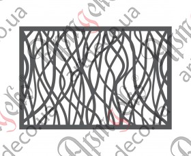 Панель декоративна, плазмова різка 660х980х2 - зображення