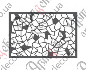 Панель декоративна, плазмова різка 660х980х2 - зображення