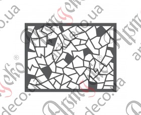 Панель декоративная, плазменная резка 600х800х2 - изображение