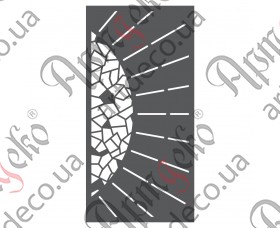 Панель декоративна, плазмова різка 2000х1000х2 - зображення