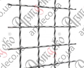 Channeled mesh 1х2м  Cell 32х32х3мм - picture