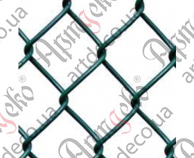 Shackle mesh 1.2x10m painted green Сell  50x50mm - picture
