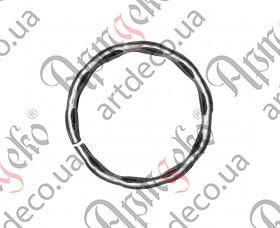 Кованое кольцо 150х12х6 вальц. - изображение